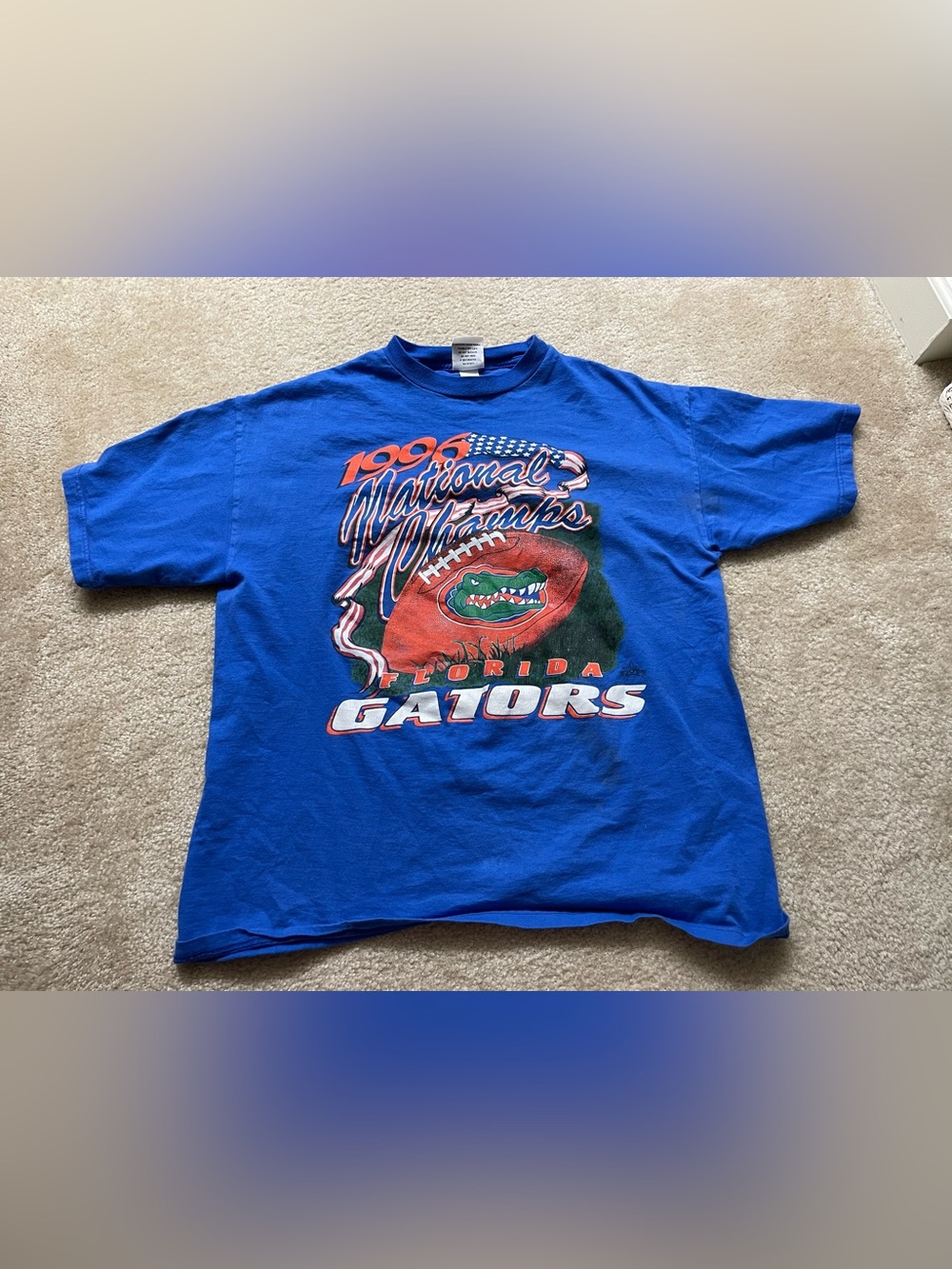 Vintage 1996 Florida Gators National Champions T-shirt